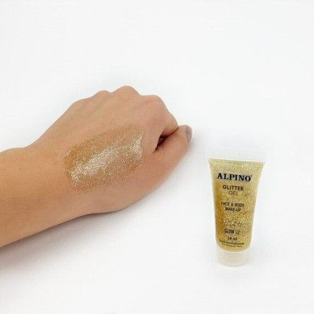 Maquillaje glitter gel oro 8413240613497 DL000616