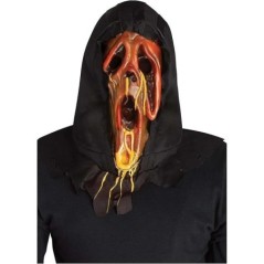 Mascara Scream Ghost Face quemada adulto 071765133814 1552S