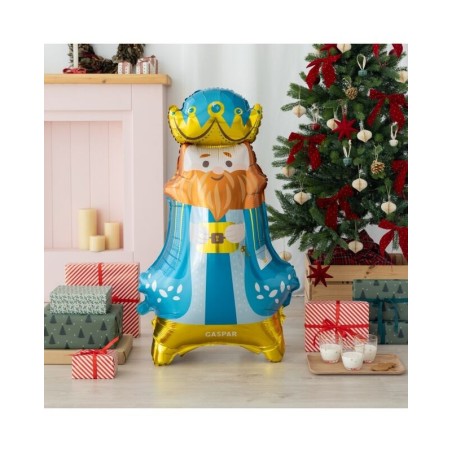Globo rey Mago Gaspar 57x98 cm de pie con aire 8436042860074 REY AIRG