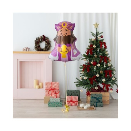 Globo rey Mago Baltasar 87x70 cm foil helio o aire 8436042860050 REY B