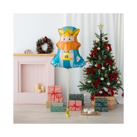 Globo rey Mago Gaspar 87x70 cm foil helio o aire 8436042860043 REY G