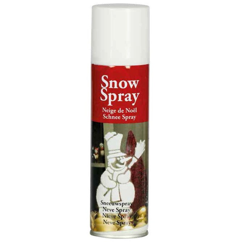 Spray nieve artifical para decoraciones y cristales