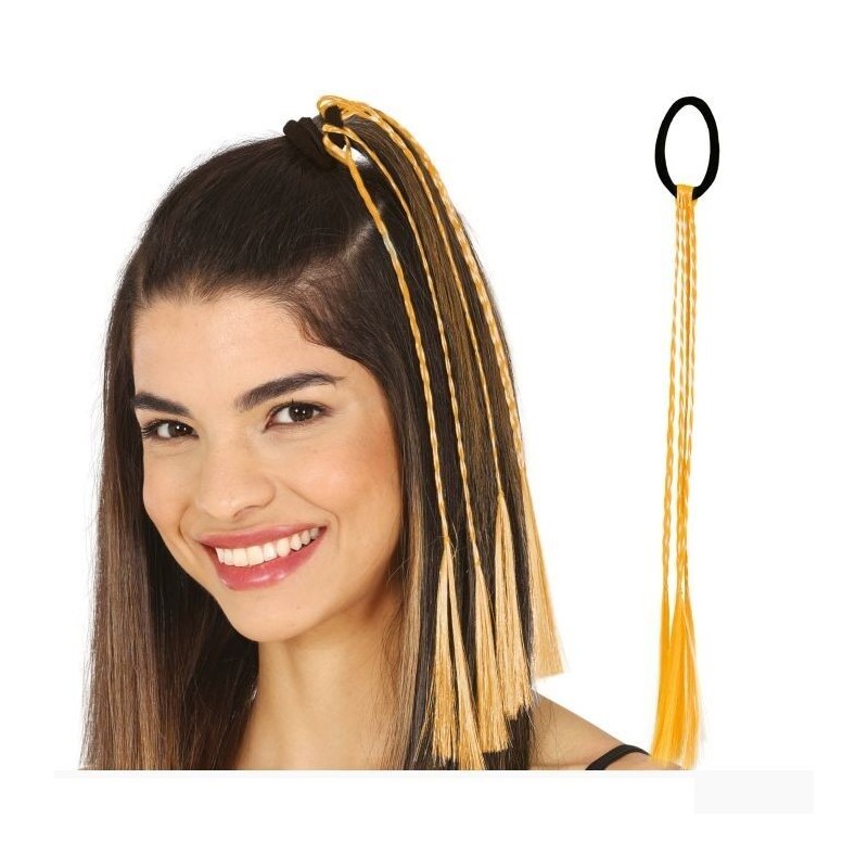 Trencitas para el pelo 35 cm 3 uds elige color