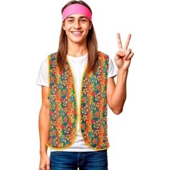 Chaleco Hippie talla unica adulto 8433584331345 33134