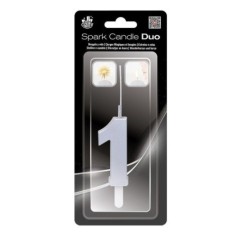 Vela bengala plata mixta bengala y mecha numero