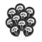 Globos fantasma scream latex 10 uds 30 cm