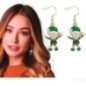 Pendientes navideños elfo