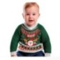 Jersey navideño Santa para bebe 12-18 meses lana