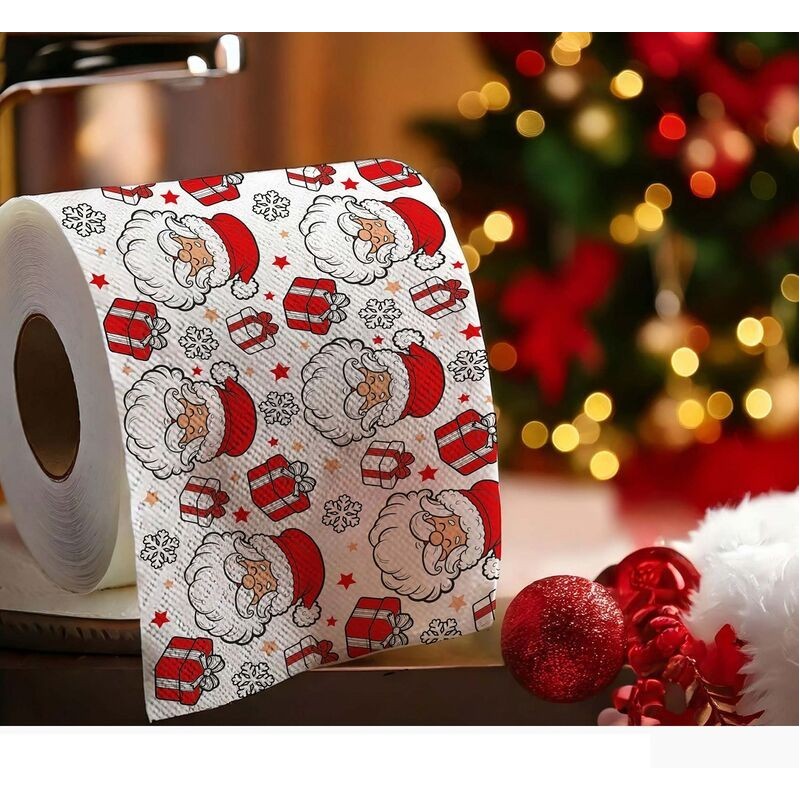 Papel higienico navideño santa 30 metros
