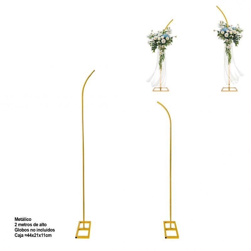 Estructura metalica 2 semiarcos 234 y 195 cm