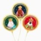 Globos reyes magos redondos 3 uds de 43 cm