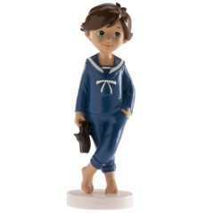 Figura niño de comunion descalzo 13 cm-Tus disfraces baratos