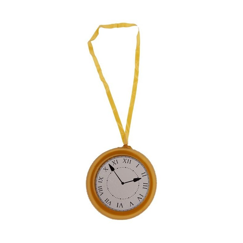 Reloj de plastico conejo alicia inchable