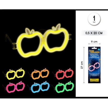 gafas neon glow forma manzana 94446 8433584944460