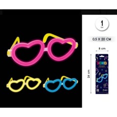 gafas neon glow forma corazon 94453 8433584944538