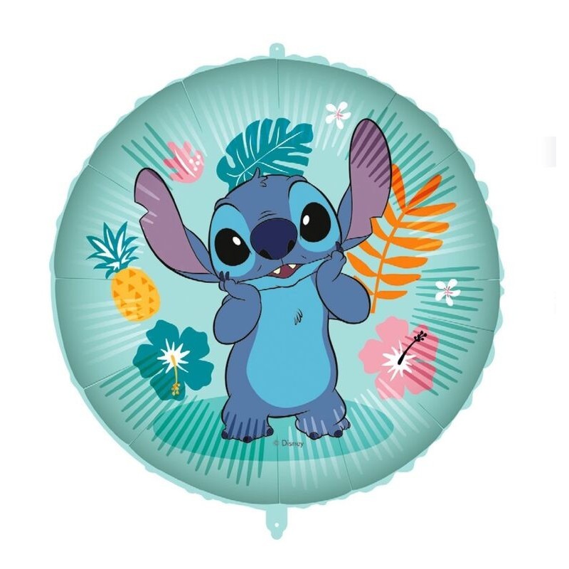 Globo Stitch 46 cm helio o aire