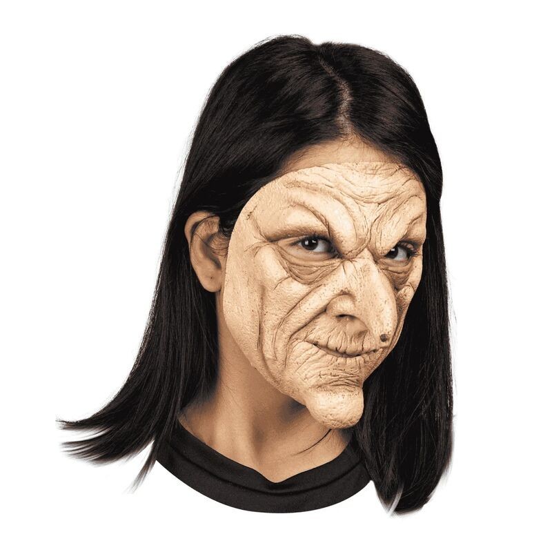Mascara bruja para disfraz