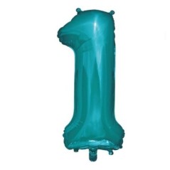 Globo Numero azul 86 cm helio o aire