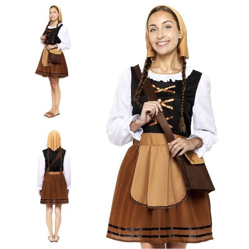 Disfraz pastora navidad para mujer