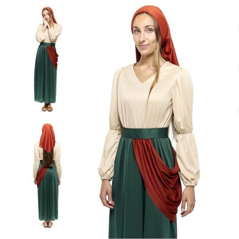 Disfraz lavandera navidad mujer