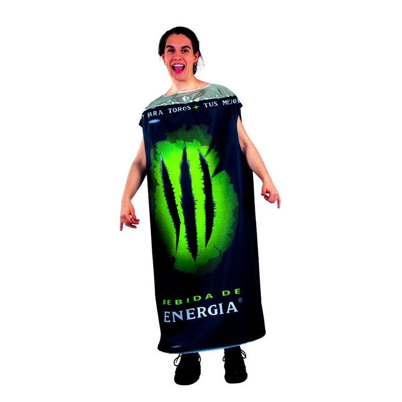 Disfraz bebida energetica monster talla L hombre