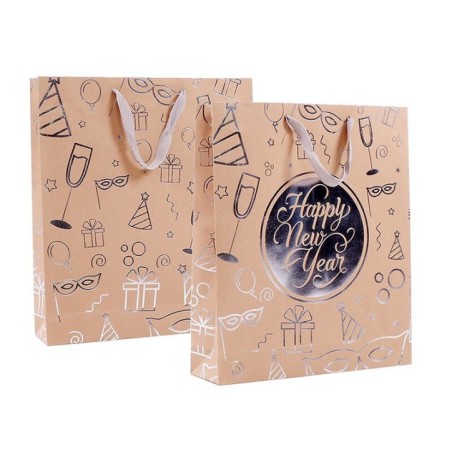 bolsa cotillon fin de ano plata con asa 36x42x95 247427 8423667167442