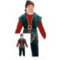 Disfraz elfo navideño para hombre talla L 52-54