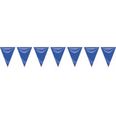 Banderin triangular azul oscuro 25 mt 20x30 cm 60168 8422935601701