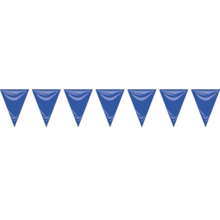 Banderin triangular azul oscuro 25 mt 20x30 cm 60168 8422935601701