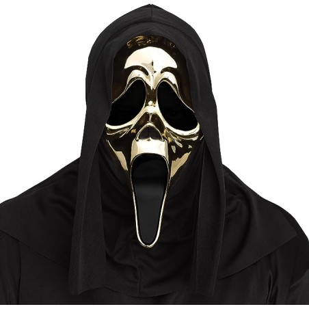 071765147125 Mascara Ghost Face Scream oro brillo 1550X