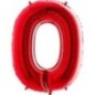 Globo numero rojo 40 101 cm para helio o aire