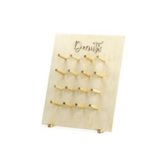 Expositor Donuts madera natural 44x55 cm-Tus disfraces baratos