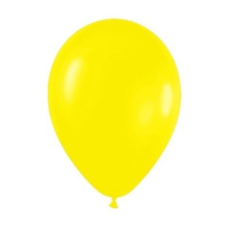 Globo amarillo fashion solido R12 50 uds sempertex 7703340230566 R12 020