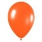 Globo naranja metal 30 cm r-12 50 uds sempertex