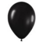 Globo negro metal 30 cm r-12 50 uds sempertex