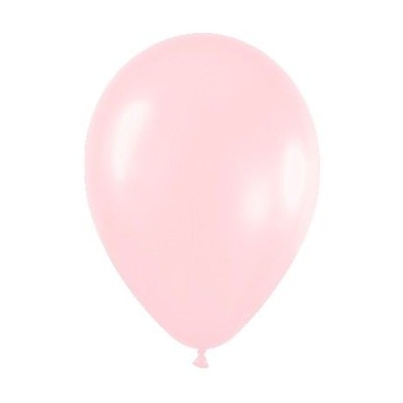 Globo rosa satin 30 cm r 12 50 uds sempertex 7703340236261 R12 409