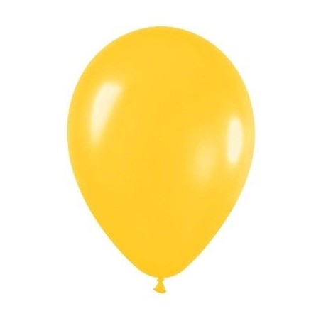 Globo amarillo metal r 12 50 uds sempertex 7703340238562 R12 520