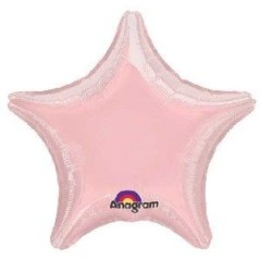 Globo estrella  rosa pastel 19 foil 8435525835745 690202