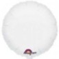 Globo blanco circulo 18  foil helio 45 cm