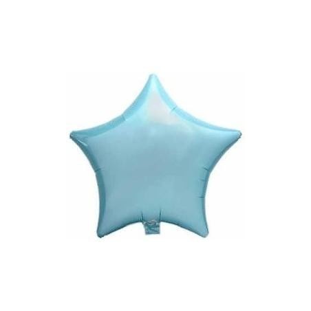 Globo estrella azul pastel 19 foil helio 26635071260 712602