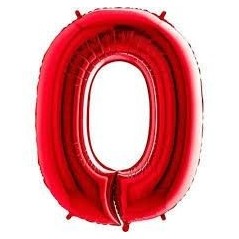 Globo numero rojo 40 101 cm para helio o aire 8053904660803 HG15840RP