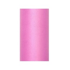 Rollo de tul rosa de 008 x 20 metros decoraciones 5902230733398 TIU8 081D