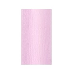 Rollo de tul rosa claro de 008 x 20 metros decoraciones 5902230711167 TIU8 081J