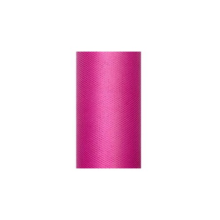 Tul fucsia rollo de 9 mt x 15 cm para decoraciones 5901157451545 TIU15 080