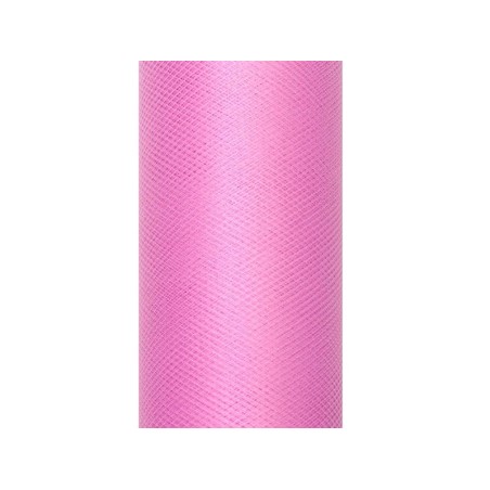 Tul rosa intenso rollo de 9 mt x 15 cm para decoraciones 5902230799509 TIU15 081D