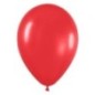 Globo rojo de 30 cm 12"  serpentex bolsa 12 unidades