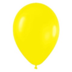 Globo amarillo de 30 cm 12" serpentex bolsa 12 unidades 7703340230535 R12 020 12