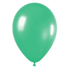 Globo verde de 30 cm 12"  serpentex bolsa 12 unidades 7703340230436 R12 030 12