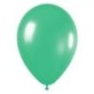 Globo verde de 30 cm 12"  serpentex bolsa 12 unidades