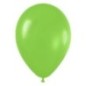Globo verde lima de 30 cm 12"  serpentex bolsa 12 unidades